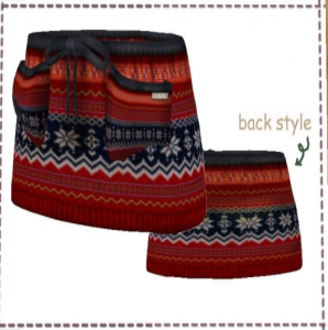 knit skirt_007-red